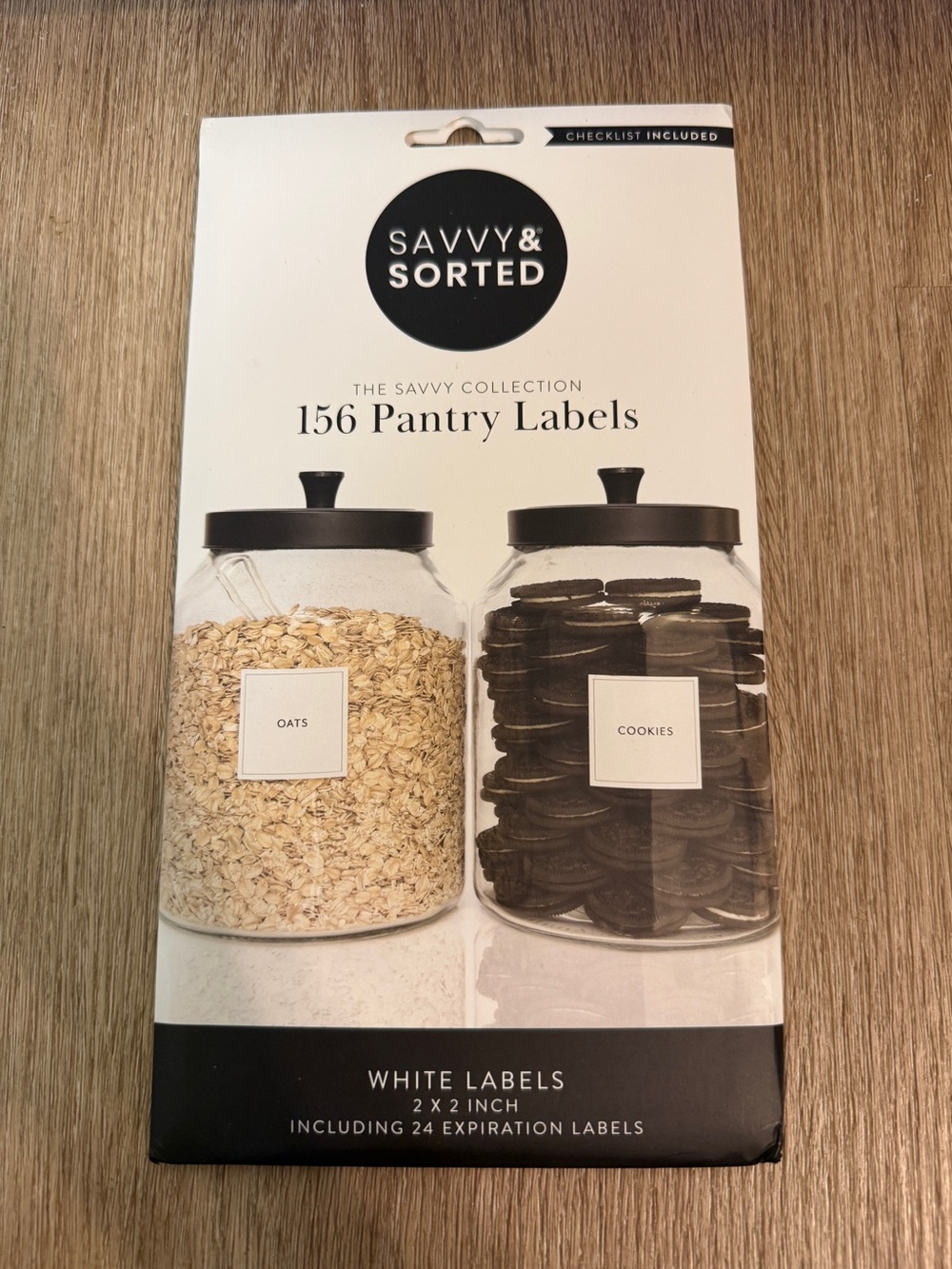 Brand New Savvy & Sorted 156 Pantry Labels